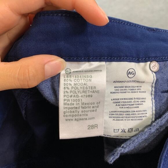 Adriano Goldschmied Jeans Womens 28 Storm The Prima Cigarette Leg Skinny Stretch - Picture 6 of 9